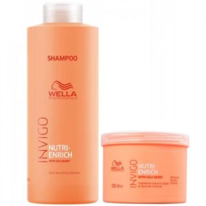 Wella Nutri Enrich Invigo Dúo Shampoo 1 Lt.+Mascarilla 500 ml.