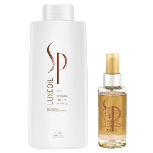 Wella SP Luxe Oil Shampoo Keratin Protect 1000ml+elixir 100ml