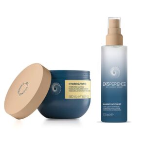 Dúo Eksperience Hydro Nutritive Hydrating Hair Mask 500ml+Marine Face Hydration 100 ml.