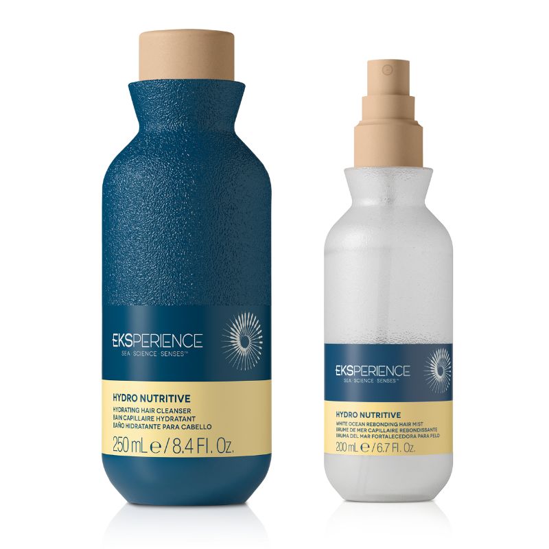 Dúo Eksperience Hydro Nutritive Shampoo 250ml y White Ocean Rebonding 200ml Dúo Eksperience Hydro Nutritive Shampoo 250ml y White Ocean Rebonding 200ml