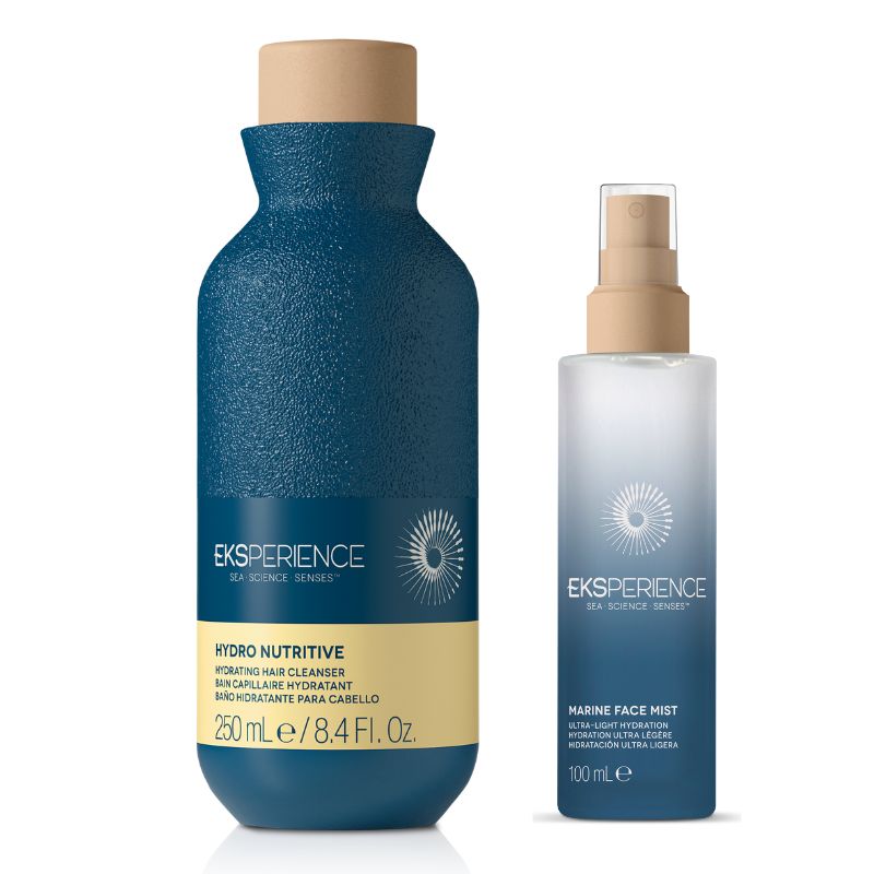 Dúo Eksperience Hydro Nutritive Shampoo 250ml+Marine Face Hydration 100 ml. Dúo Eksperience Hydro Nutritive Shampoo 250ml+Marine Face Hydration 100 ml.