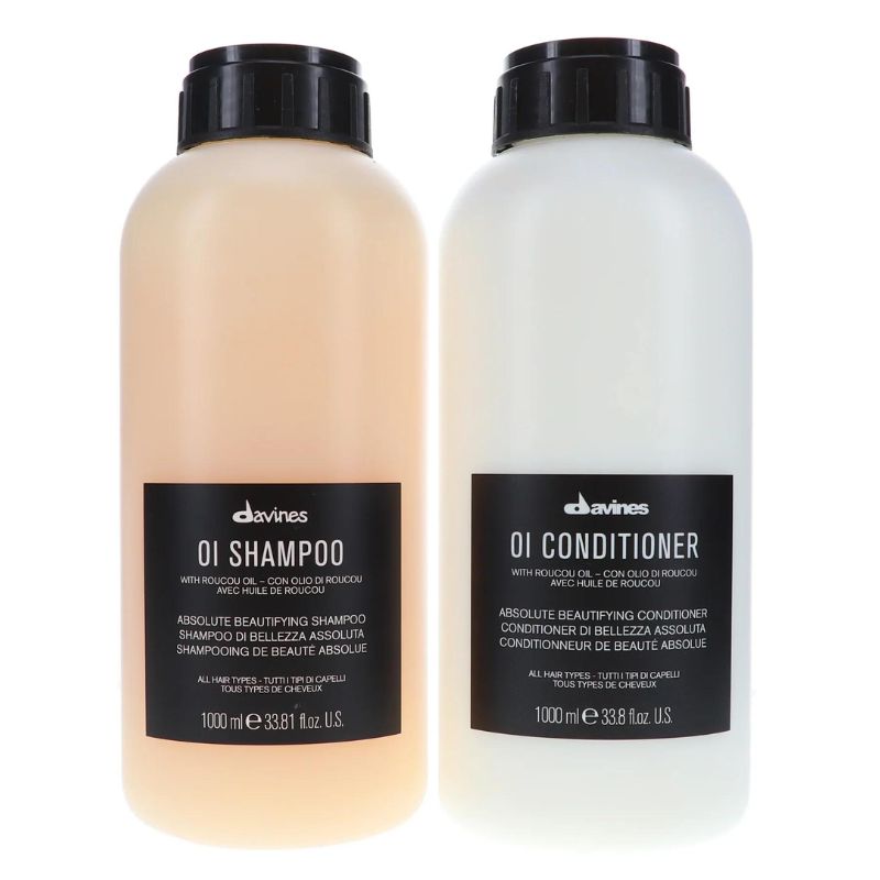Davines OI Shampoo + Conditioner 1000ml. Davines OI Shampoo + Conditioner 1000ml.
