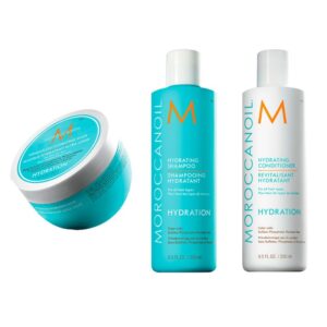 Moroccanoil Trío Hidratación Shampoo+Acondicionador+Mascarilla Ultraligera