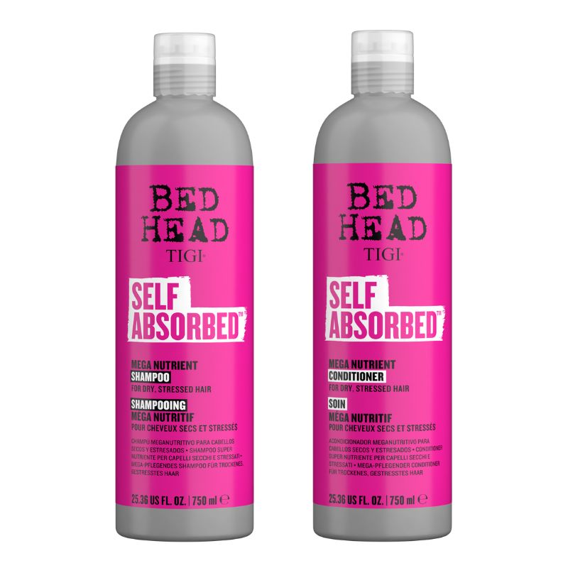 TIGI Dúo Bed Head Self Absorbed Shampoo + Acondicionador 750ml. Meganutritivo TIGI Dúo Bed Head Self Absorbed Shampoo + Acondicionador 750ml. Meganutritivo
