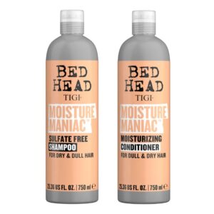 Dúo TIGI Bed Head Moisture Maniac Shampoo + Acondicionador 750 ml.