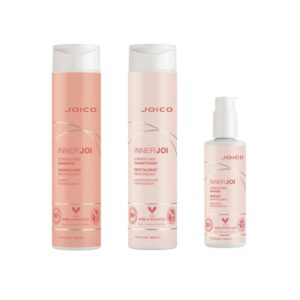 Joico InnerJoi Trío Strengthen Shampoo Acondicionador Mascarilla Fortalecedora