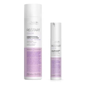 Restart Dúo Color Purple Shampoo 250ml + Restart Color Anti - Brassiness Purple Drops 50ml
