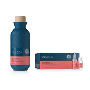 Eksperience Dúo Anti Hair Loss Shampoo 250ml + SOS Scalp - Ampollas Tratamiento Anticaída 12x7ml