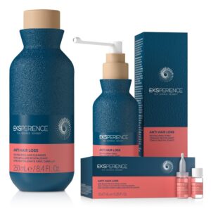 Eksperience Pack Anti Hair Loss Shampoo 250ml+Ampollas Tratamiento Anticaída 12x7ml+Tónico Revitalizante 125 ml