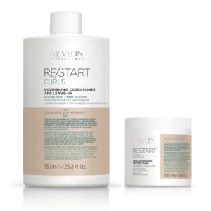 Restart Curl Dúo Conditioner 750 ml + Curl Mask 500 ml.