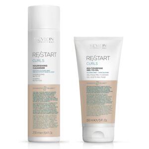 Restart Curl Dúo Shampoo 250ml + Curl Multipurpose Gel to Oil 150 ml.