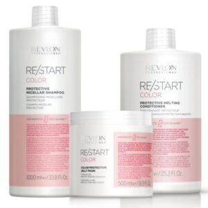 Restart Pack Color Protective Shampoo 1 Lt+Conditioner Color 750ml+Jelly Mask 500 ml.