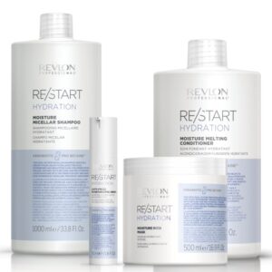 Restart Pack Hydration Shampoo 1Lt +Conditioner 750 ml+Mask 500ml+Anti Frizz Drops