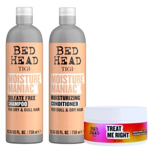 Dúo TIGI Bed Head Moisture Maniac Shampoo + Acondicionador + Mascarilla