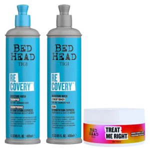 TIGI Bed Head Recovery Duo Shampoo 400 ml+Conditioner 400 ml + Mascarilla