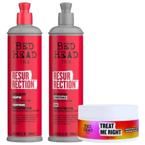 TIGI Bed Head Resurrection Duo Shampoo+Conditioner 400 ml. + Mascarilla