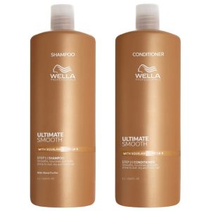 Wella Dúo Ultimate Smooth Shampoo 1L. + Conditioner 1L.
