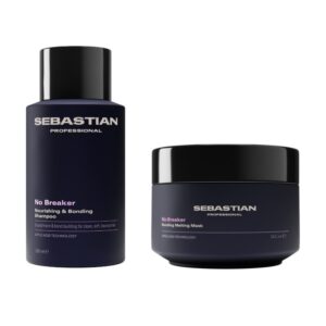 Sebastian No Breaker Bonding  Dúo Shampoo 280ml + Melting Mask 145 ml.