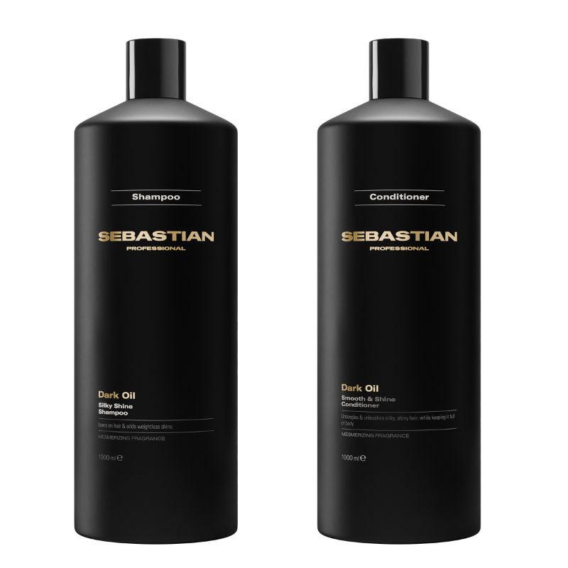 Sebastian Dark Oil Dúo Smooth & Shine Shampoo+Conditioner 1000 ml Sebastian Dark Oil Dúo Smooth & Shine Shampoo+Conditioner 1000 ml